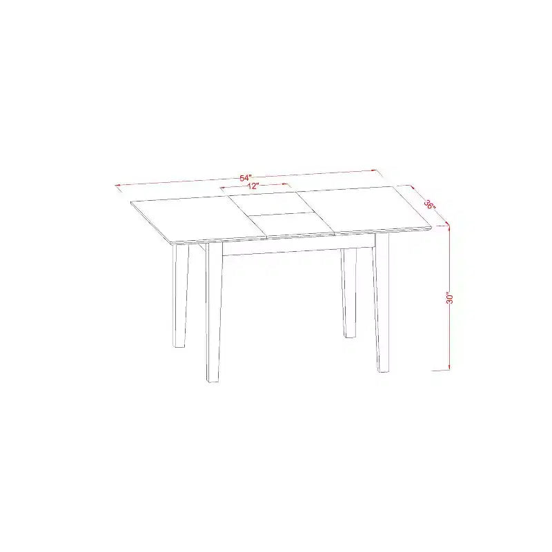 Petit ensemble de salle à manger - Ensemble table et chaises de salle à manger 7 pièces - Table de cuisine avec rallonge - Design bohème moderne