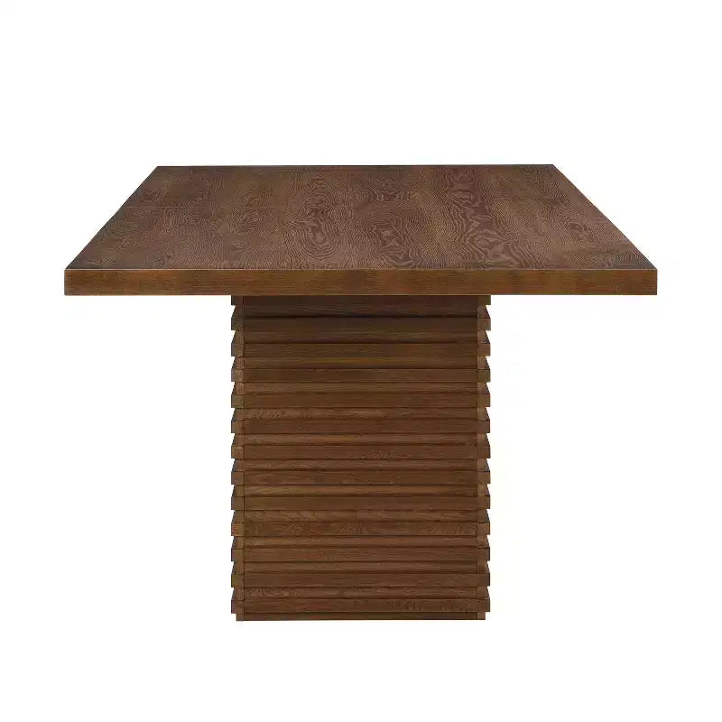 Ensemble de salle à manger moderne 7 pièces Christopher Knight Home Wichai en bois et métal avec chaises rembourrées