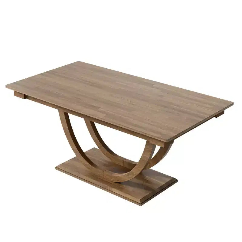Ensemble de salle à manger 6 pièces pour 6 personnes, ensemble de table de cuisine familiale avec chaises de salle à manger et banc rembourrés ergonomiques - ModernLuxe
