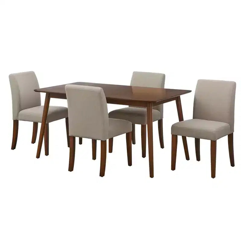 Ensemble de salle à manger rectangulaire 5 pièces Estelle - Buylateral