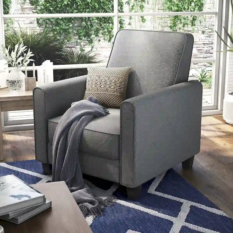 Haynes Traditional Fabric Welted Padded Recliner Chair