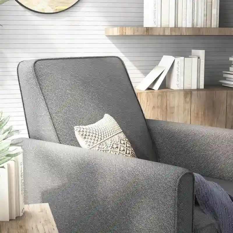 Haynes Traditional Fabric Welted Padded Recliner Chair