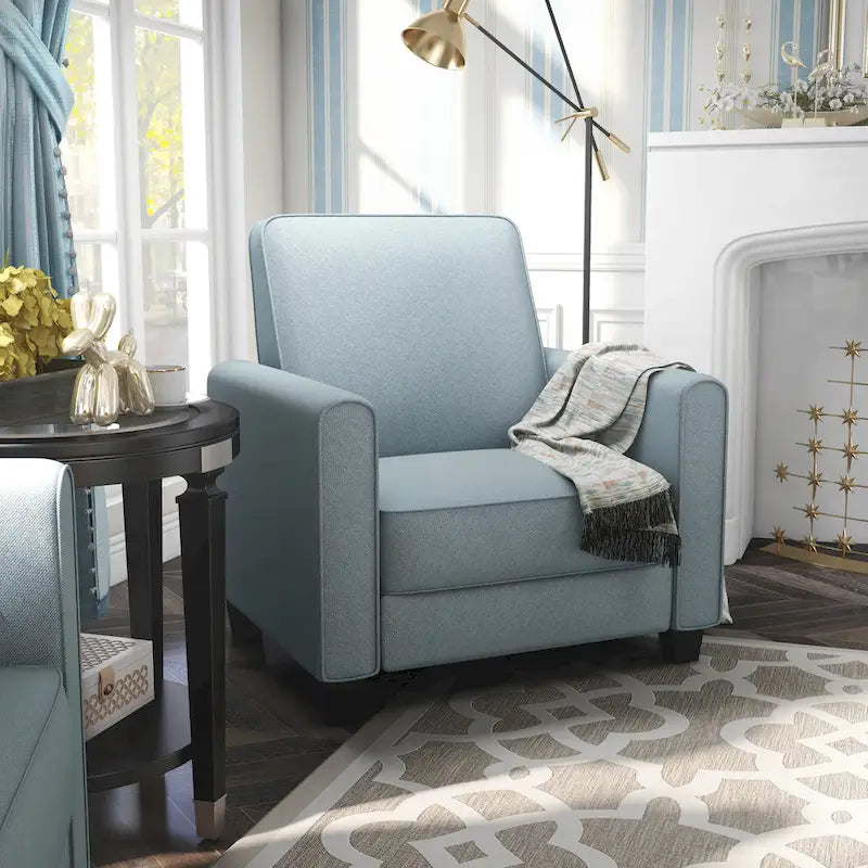 Haynes Traditional Fabric Welted Padded Recliner Chair