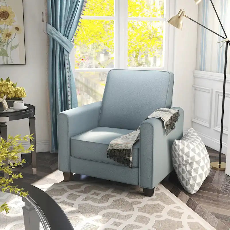 Haynes Traditional Fabric Welted Padded Recliner Chair