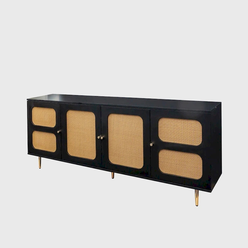 Rattan Sideboard Buffet Cabinet