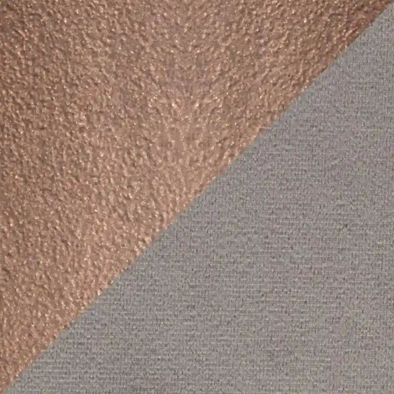 Vika Upholstered Dining Chair with Copper Metal Legs