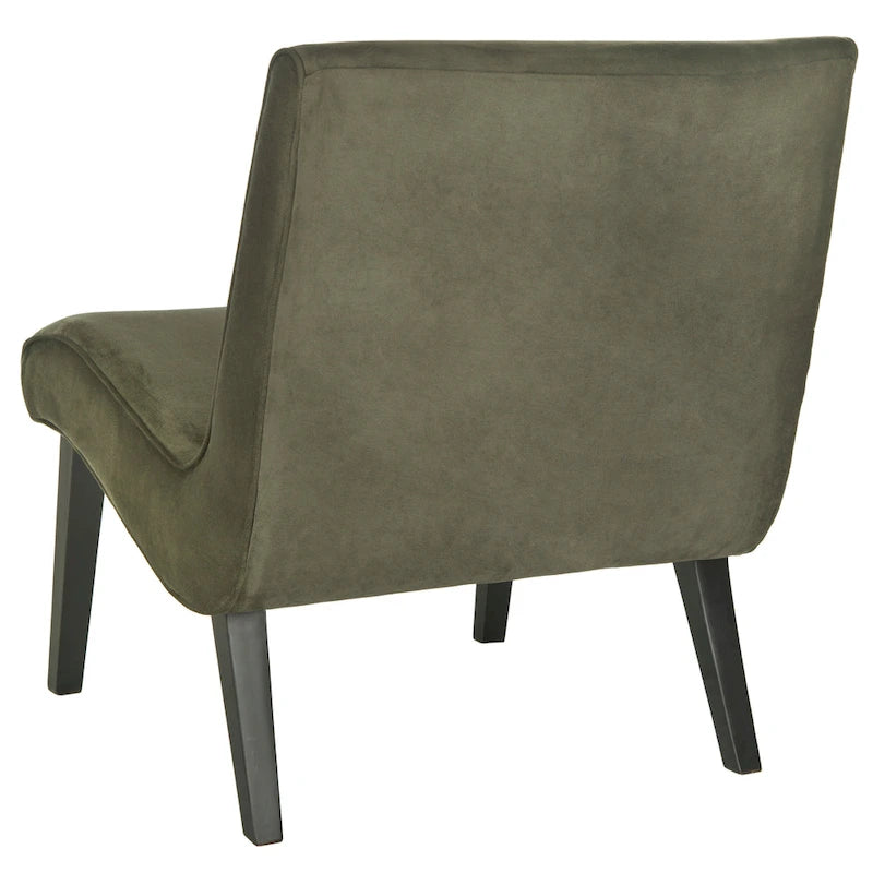 Sibille Mid-Century Forest Green Chair - 25.2 x 29.9 x 30.7 - 25Wx30Dx31H