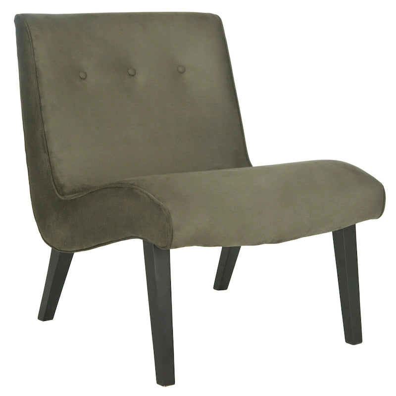 Sibille Mid-Century Forest Green Chair - 25.2 x 29.9 x 30.7 - 25Wx30Dx31H