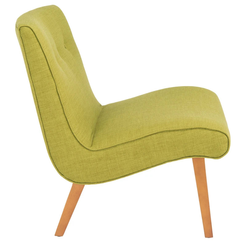 Sibille Mid-Century Forest Green Chair - 25.2 x 29.9 x 30.7 - 25Wx30Dx31H