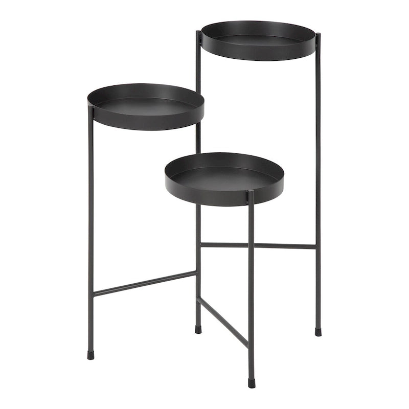 Support à plantes moderne à 3 niveaux Metal – 16x21x30