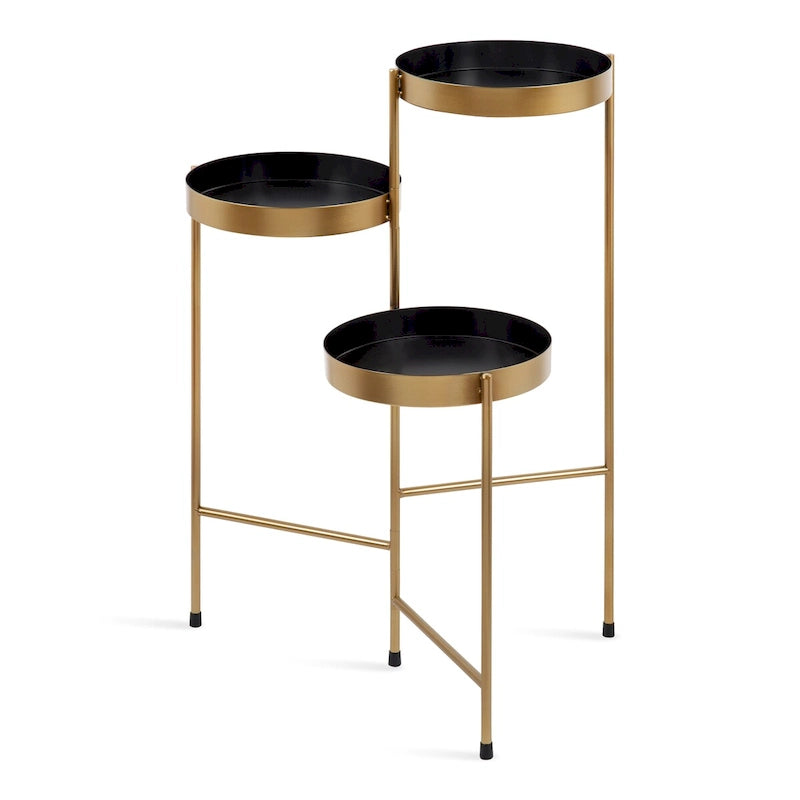 Support à plantes moderne à 3 niveaux Metal – 16x21x30