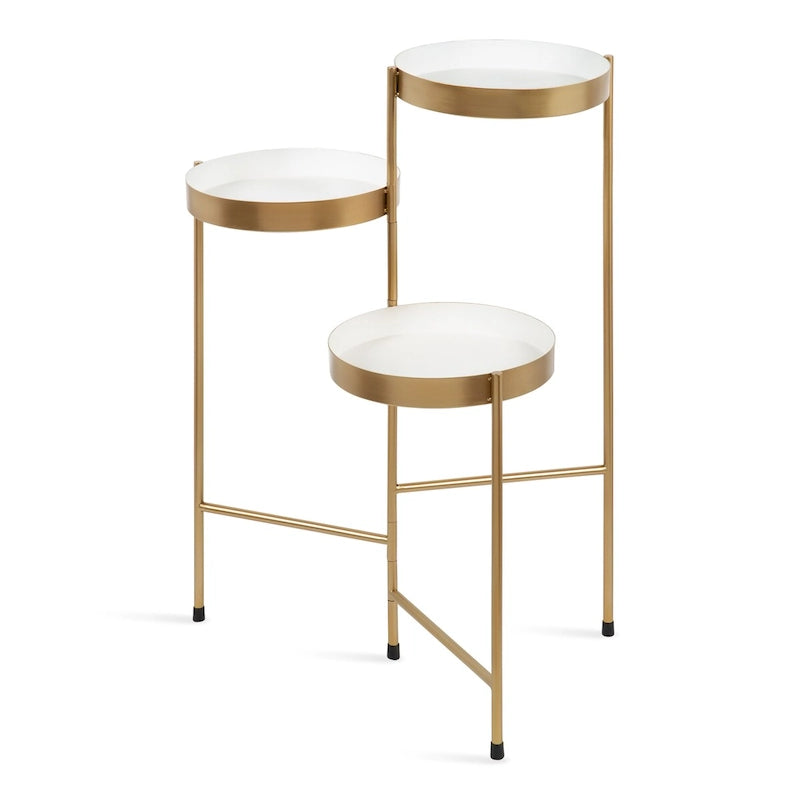 Support à plantes moderne à 3 niveaux Metal – 16x21x30