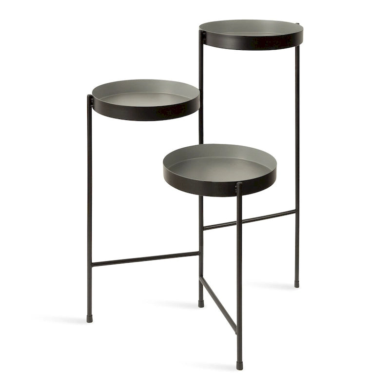Support à plantes moderne à 3 niveaux Metal – 16x21x30
