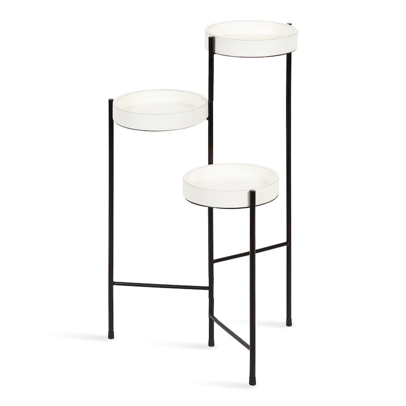 Support à plantes moderne à 3 niveaux Metal – 16x21x30