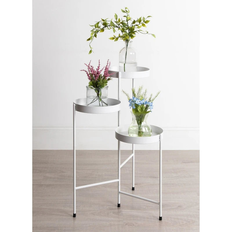 Support à plantes moderne à 3 niveaux Metal – 16x21x30