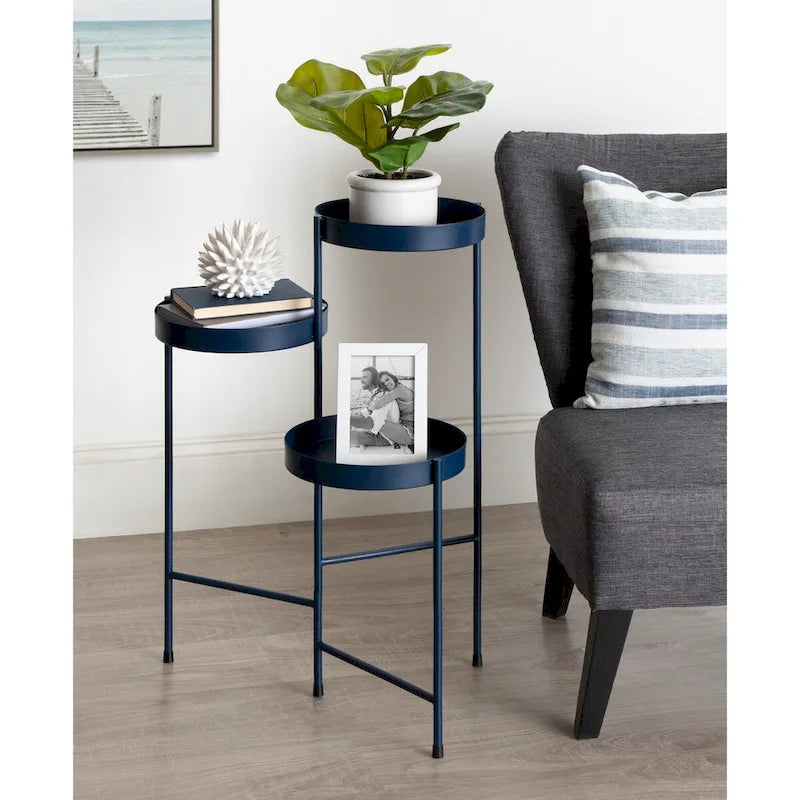 Support à plantes moderne à 3 niveaux Metal – 16x21x30