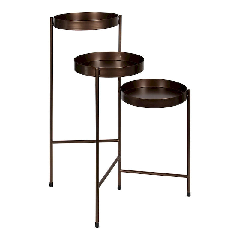 Support à plantes moderne à 3 niveaux Metal – 16x21x30