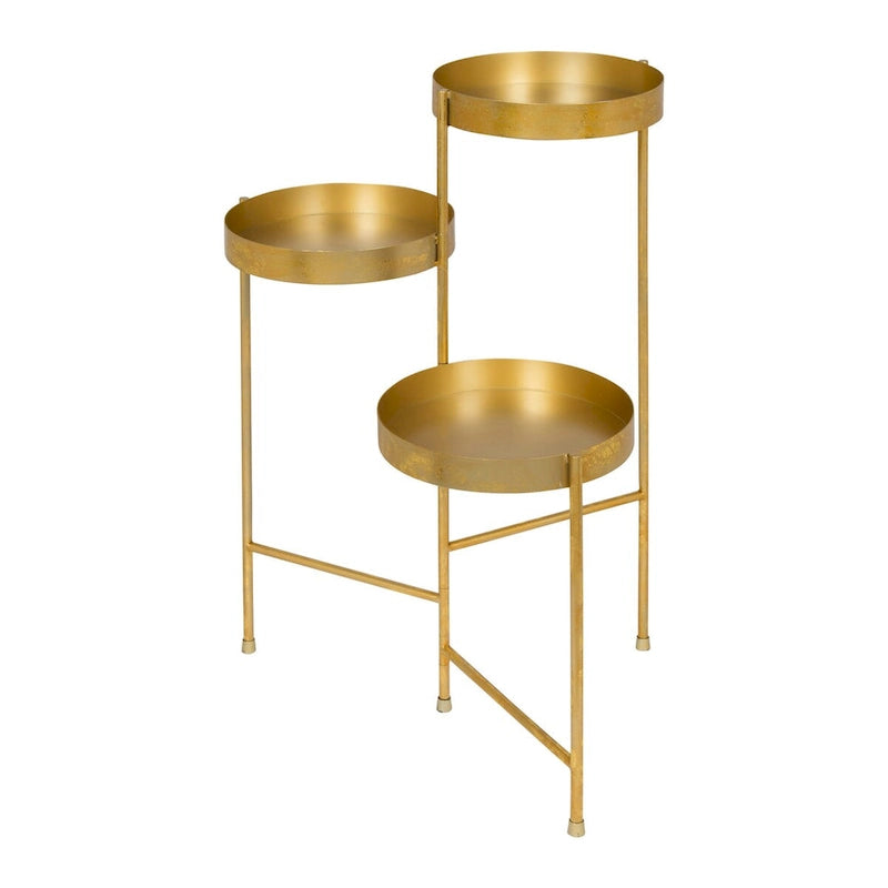 Support à plantes moderne à 3 niveaux Metal – 16x21x30