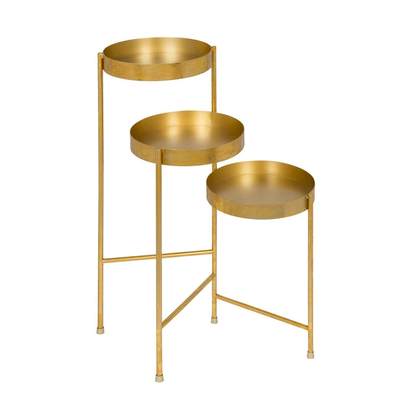 Support à plantes moderne à 3 niveaux Metal – 16x21x30